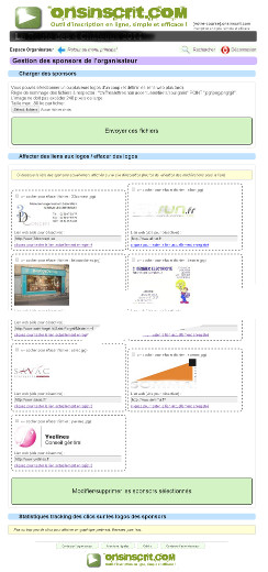 URL des sponsors